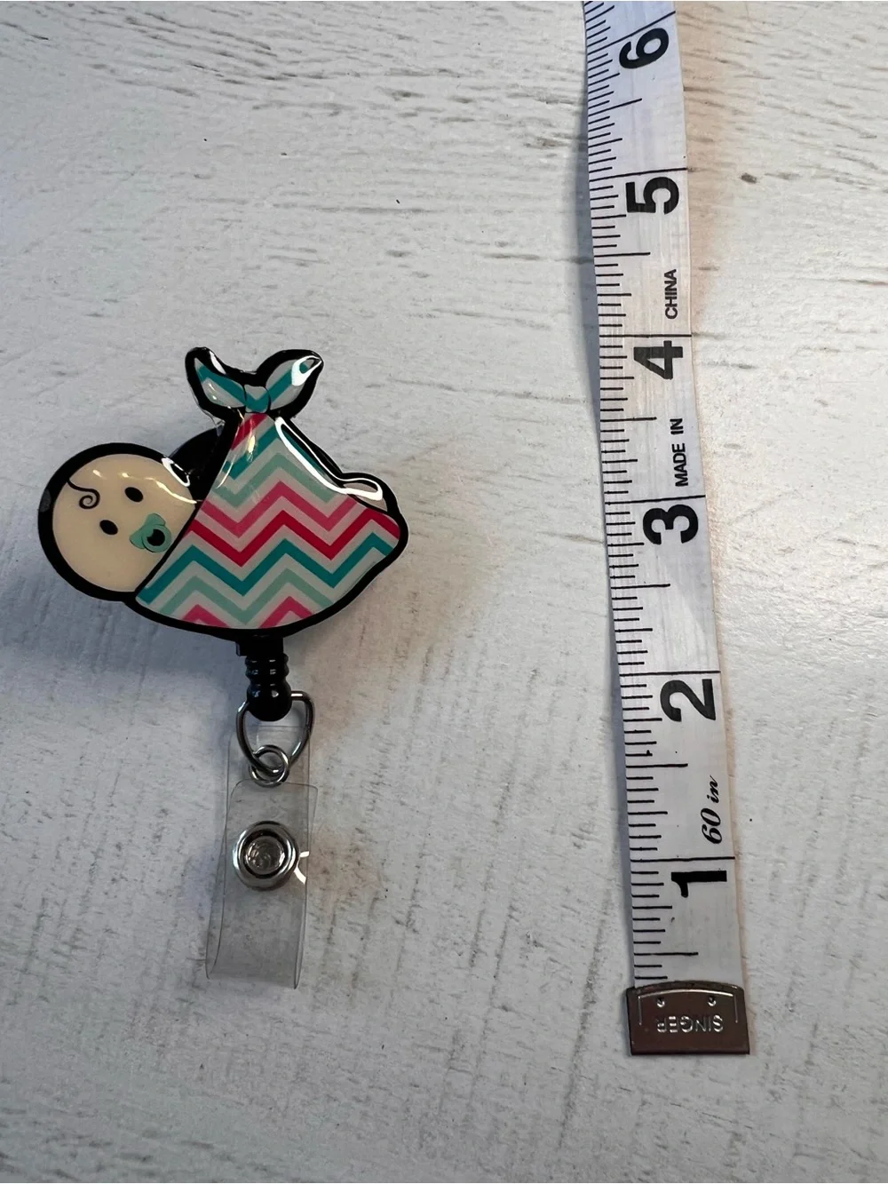 Baby Swaddle Chevron Badge Reel